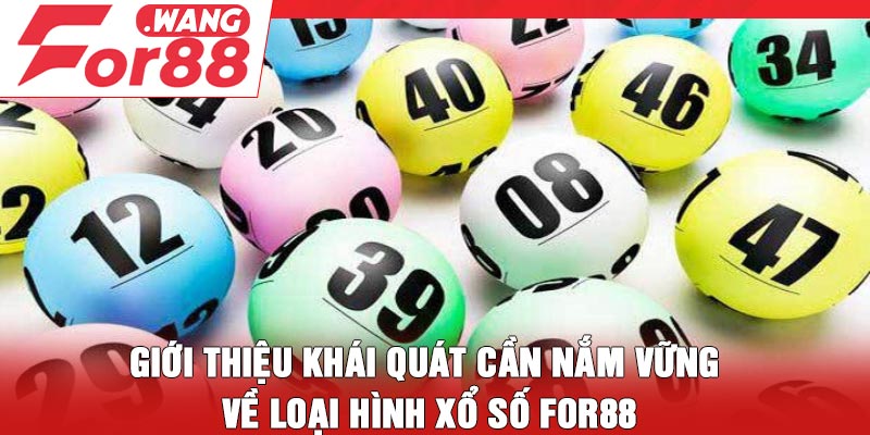 Giới thiệu khái quát cần nắm vững về loại hình xổ số For88